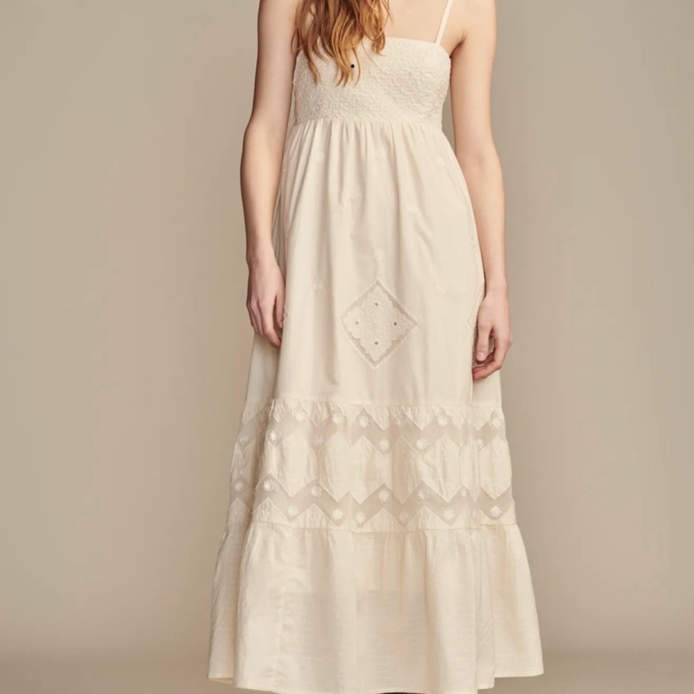 Lucky Brand Cream Maxi Dress